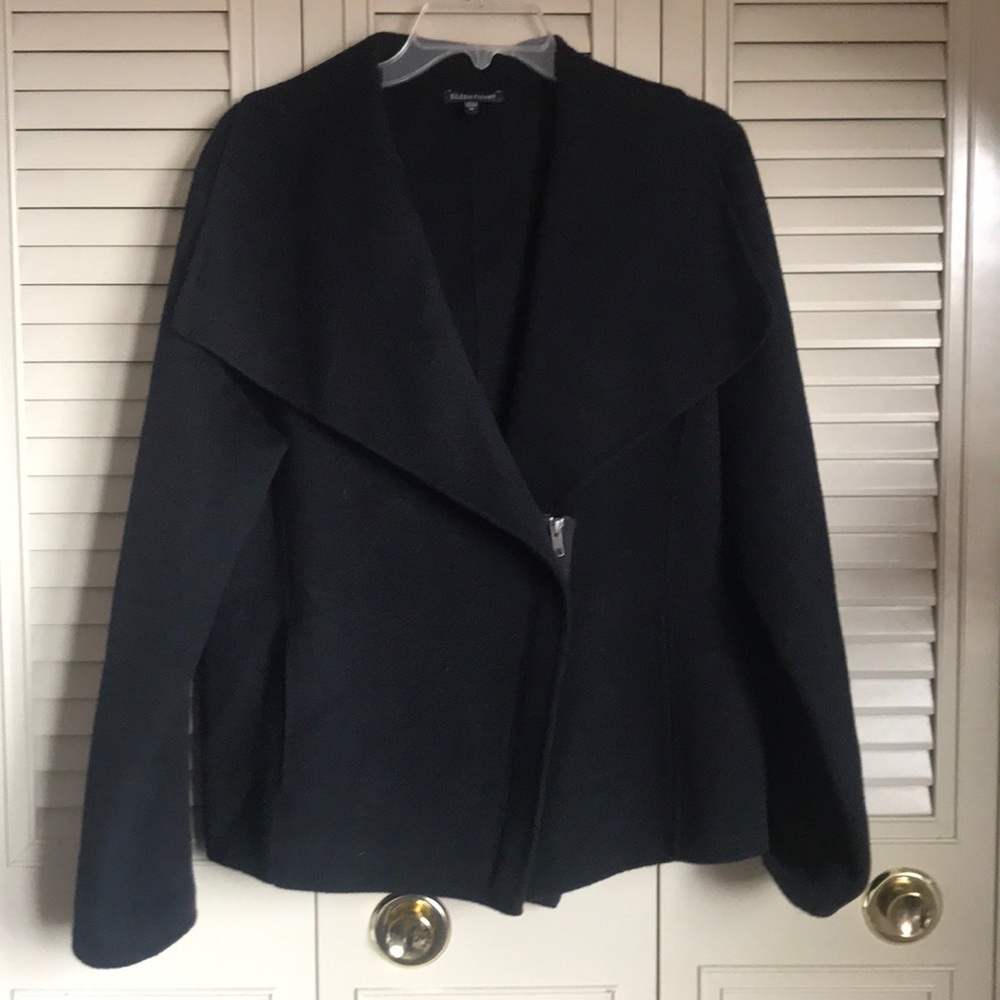 Eileen Fisher Black wool coat Size M